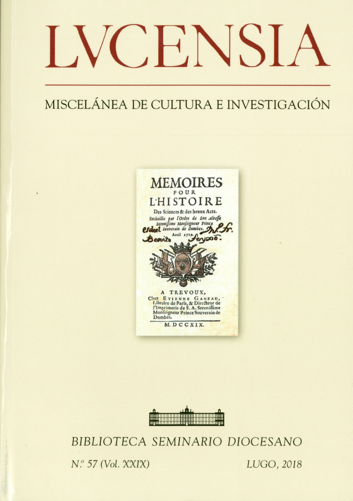 Vilar de Donas. José Ángel Santos Ferro. conventos franciscanos diócesis Lugo, Santa María de Lugo, Juan de Ávila. Cornellis de Holanda, Bocamaos (Vilacendoi), explotaciones intensivas. producción de lechones, matemático José Rodríguez González, Jesús Rodríguez López, Gustavo Freire Penelas, Publicaciones periódicas, Biblioteca del Seminario, Luisa Doval García